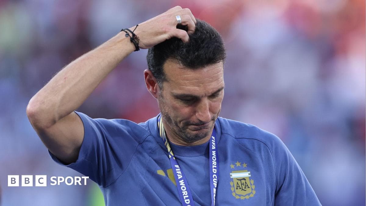 Lionel Skaloni Argentina terma jamoasidagi kelajagi haqida ko'z yoshlari bilan gapirdi