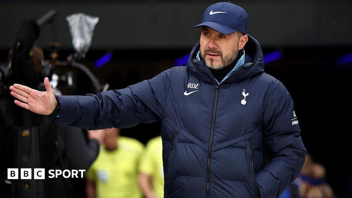 De Zerbi: Brescia tarafdorlik ruhini Tottenhamga olib keldim